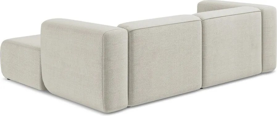 Beżowy narożnik (prawostronny/z szezlongiem) Ekahi – Makamii