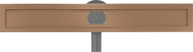 Mexen Flat 360° korpus do odpływu liniowego obrotowy 50 cm, miedź szczotkowana - 1C40050