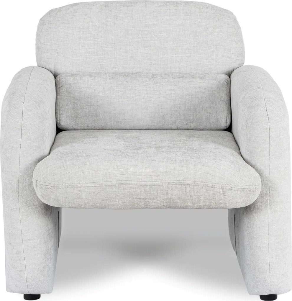 Fotel Wypoczynkowy do Salonu TOGO Szary Nowoczesny