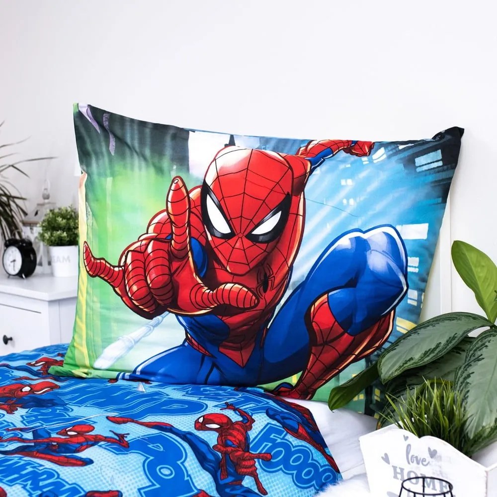 Bawełniana jednoosobowa pościel dziecięca 140x200 cm Spider-man – Jerry Fabrics