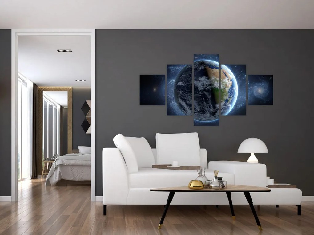 Obraz - Widok z kosmosu (125x70 cm)