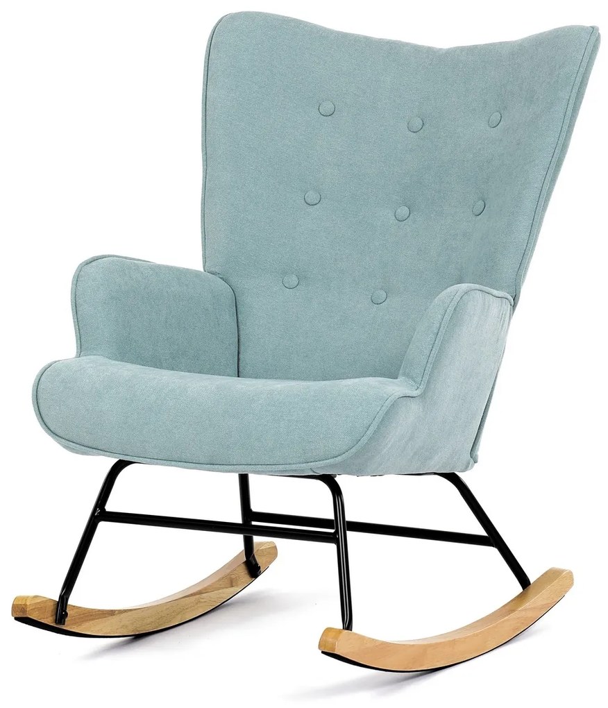 Fotel bujany BLUE2, turkusowy