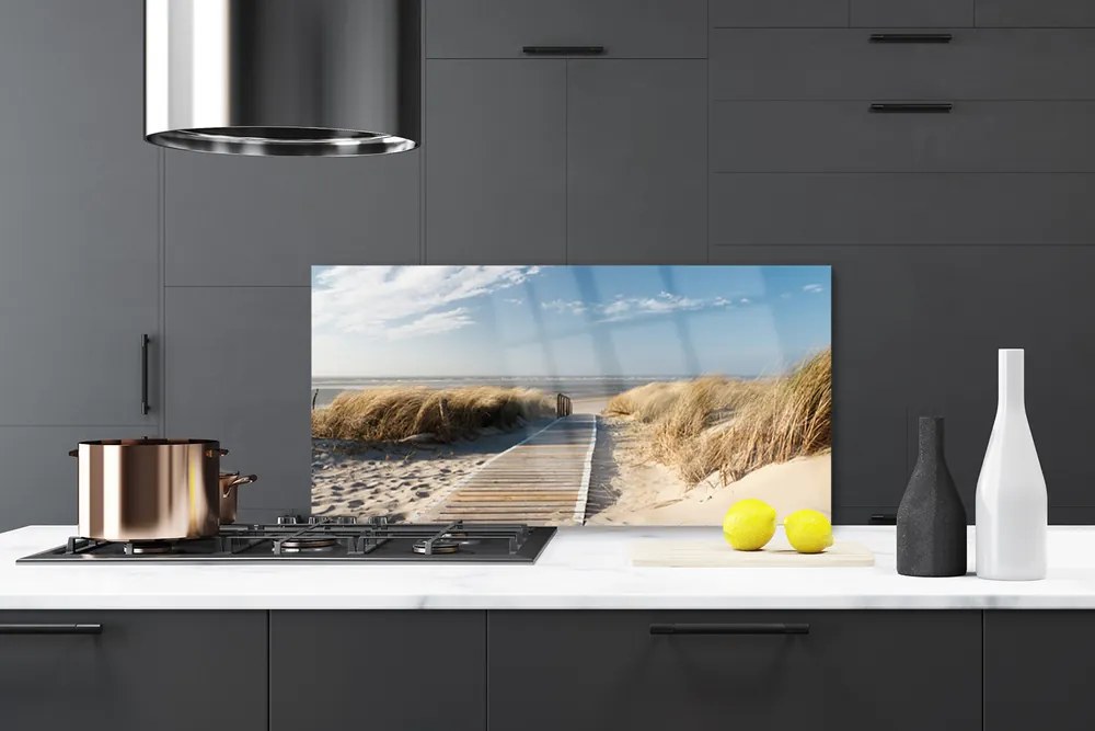 Panel nad blat kuchenny Ścieżka Prowadząca Na Plażę