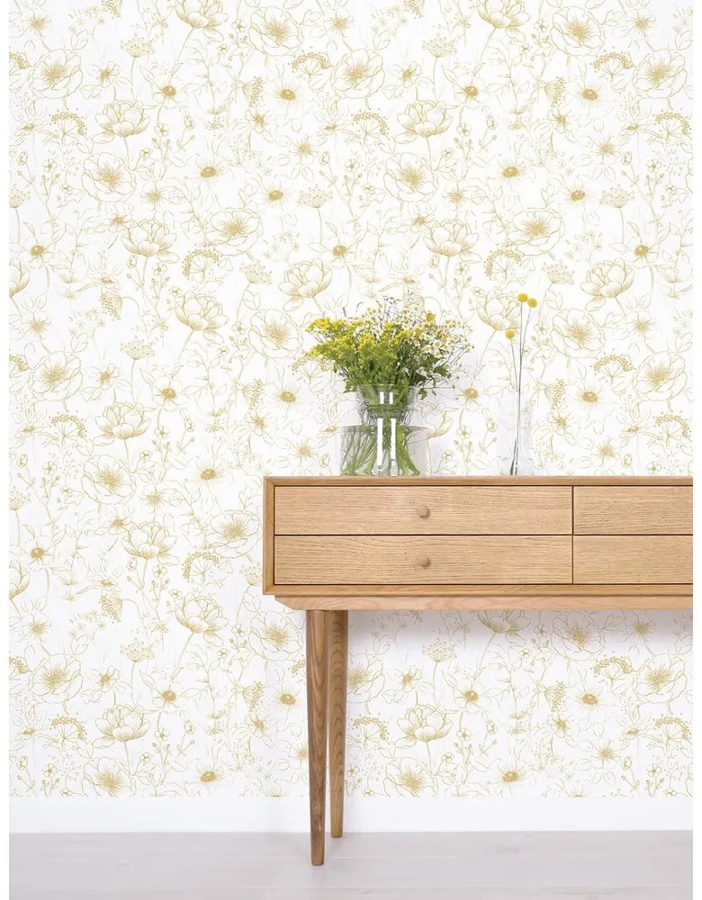 Tapeta dziecięca 10 m x 50 cm Flowers Botany – Lilipinso