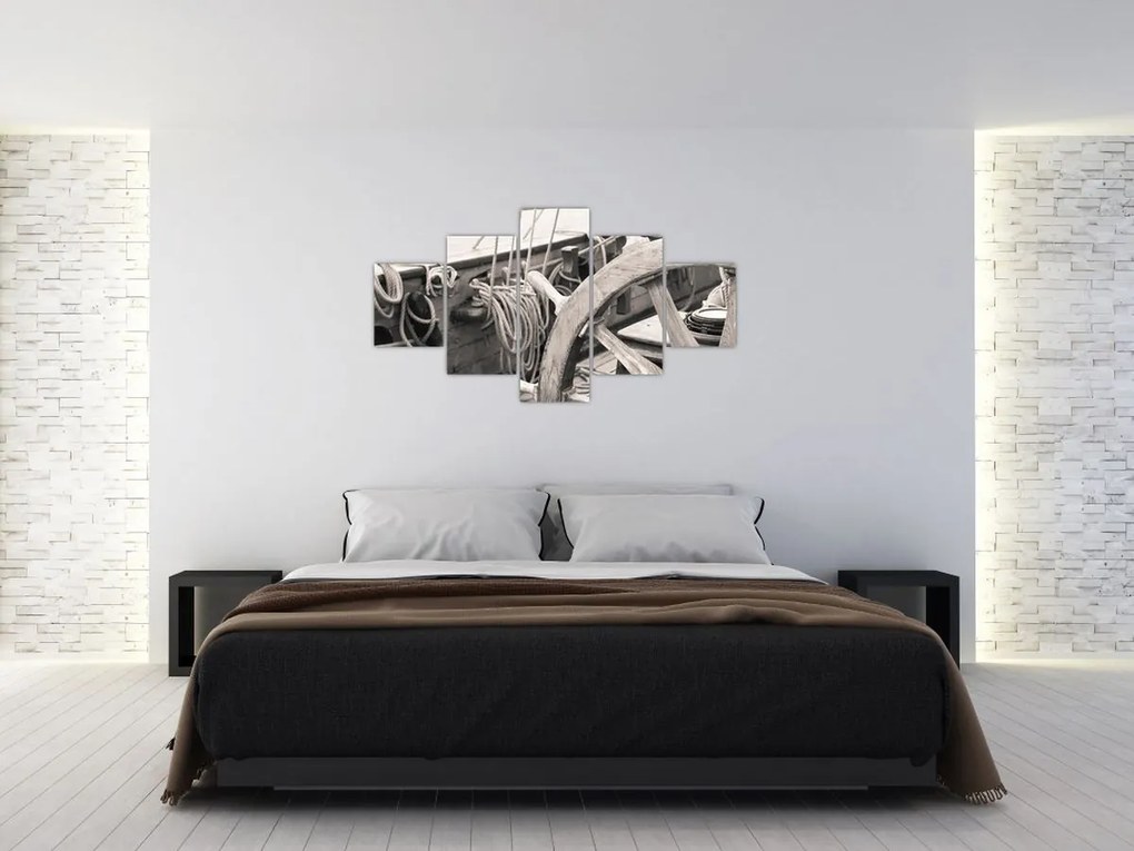 Obraz - Ster do żaglówki (125x70 cm)