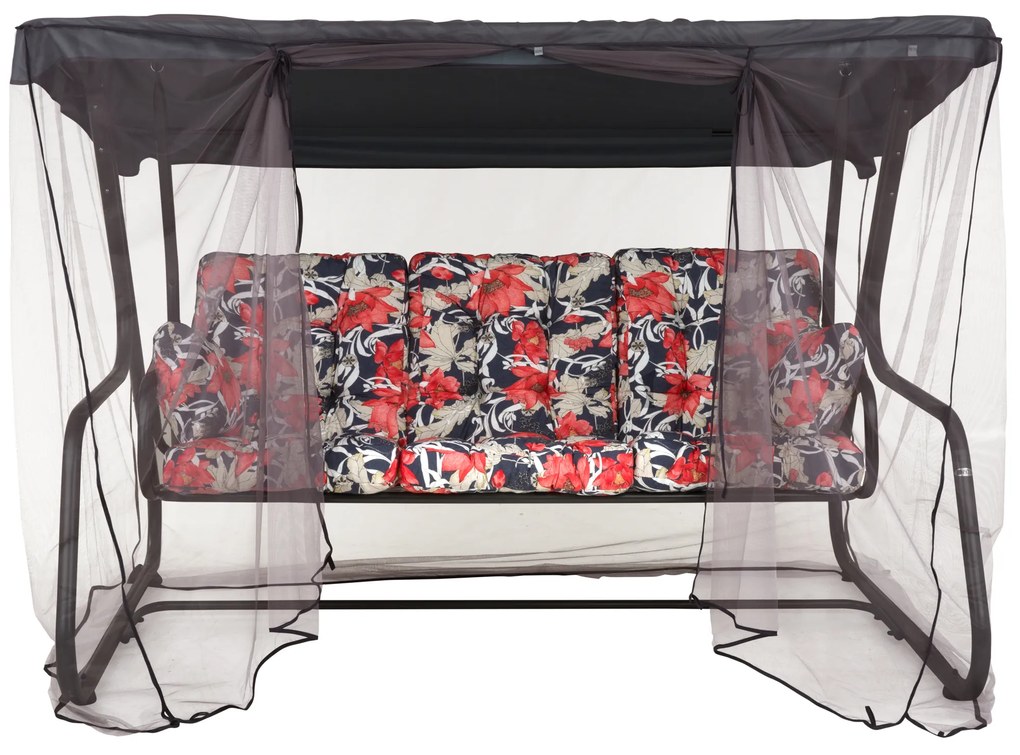 Huśtawka ogrodowa z moskitierą Celebes Plus A090-03LB PATIO