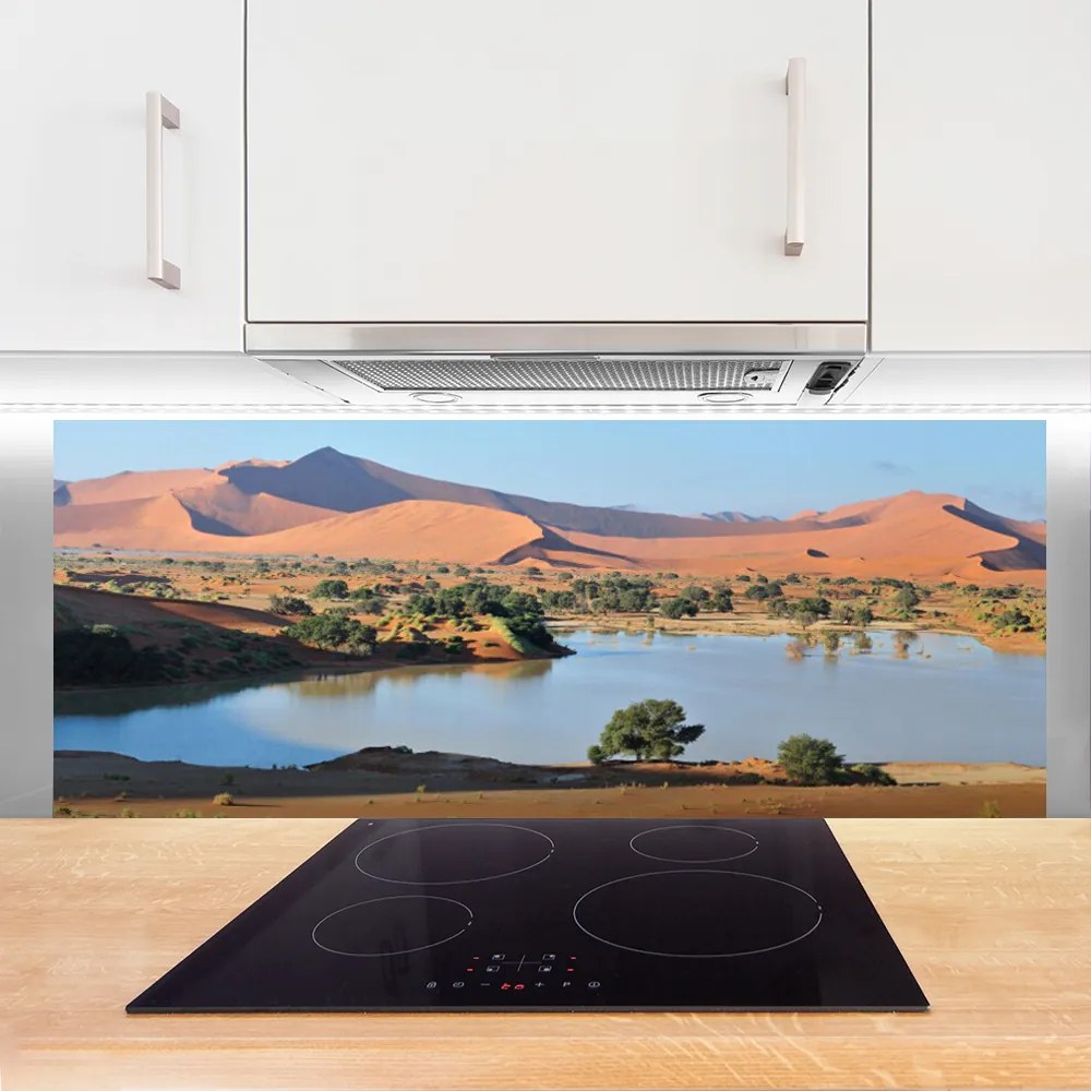 Panel Szklany Oaza Spokoju Na Pustyni