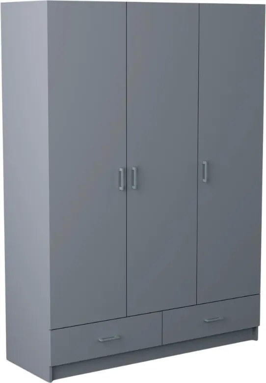 Szafa PINELLO - Grafit / 2 szuflady / 144 cm