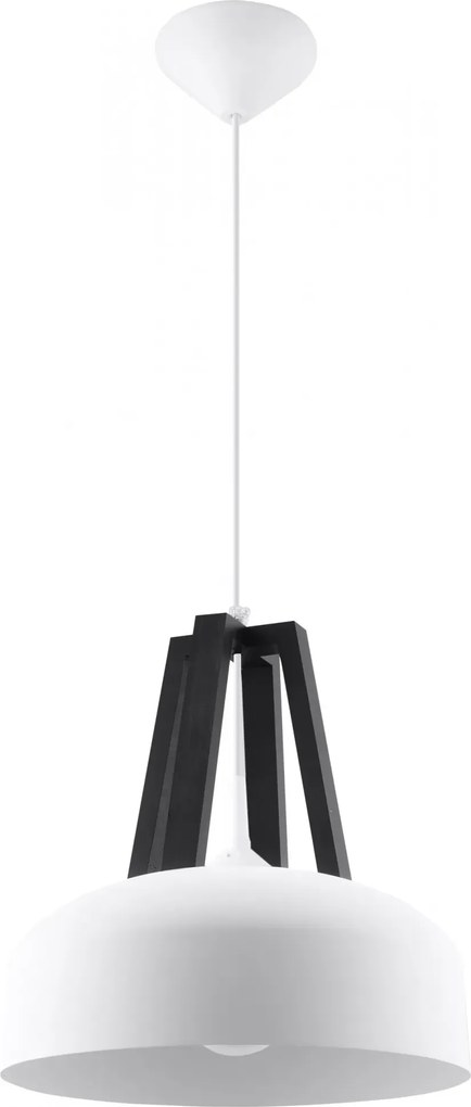 Biała lampa w stylu skandynawskim - EX516 L7-H21