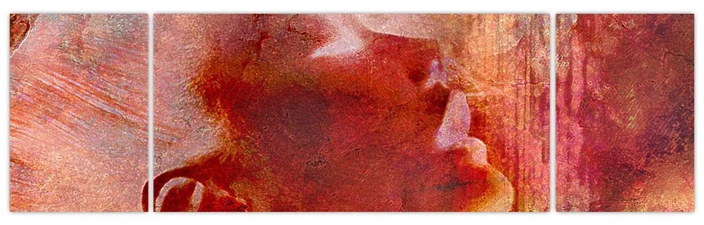 Obraz - Profil twarzy kobiety (170x50 cm)