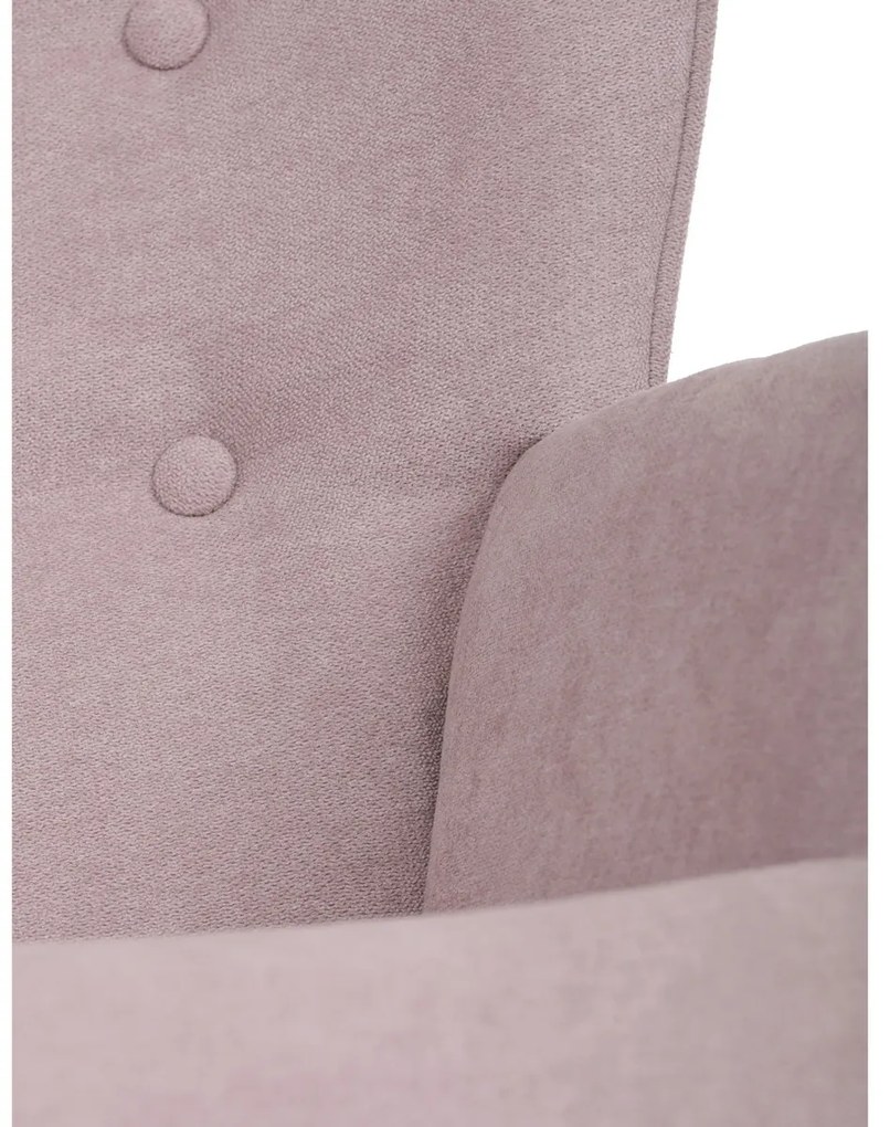 Fotel bujany PINK2, różowy