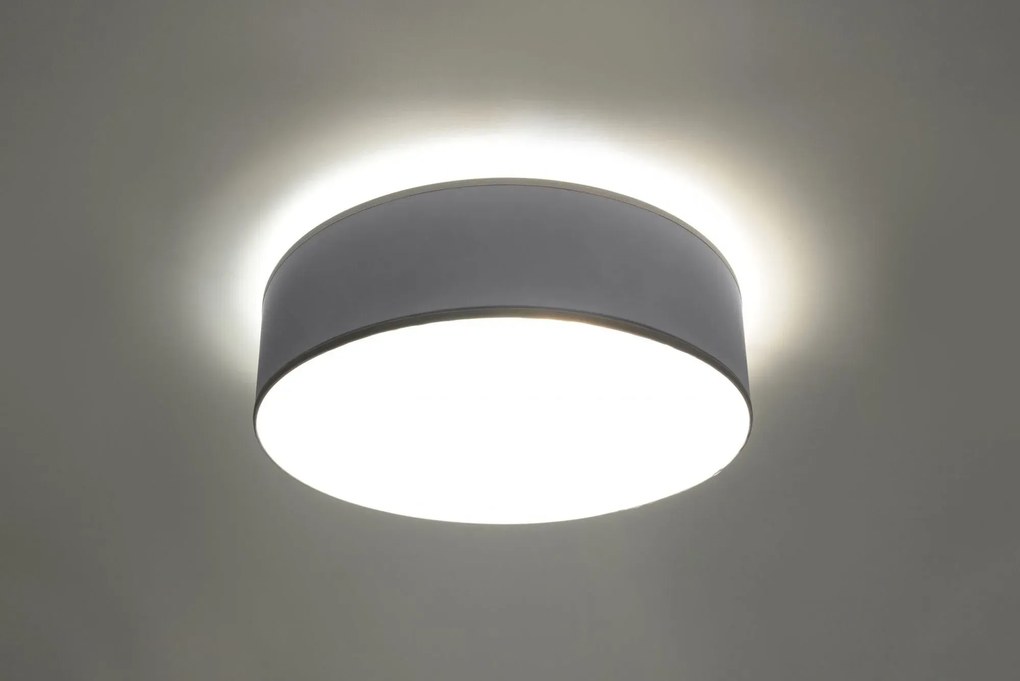 Okrągły plafon LED E778-Vati - szary