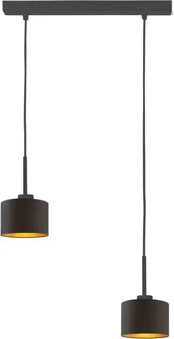 Nowoczesna lampa wisząca nad stół na czarnym stelażu - F9-Z33