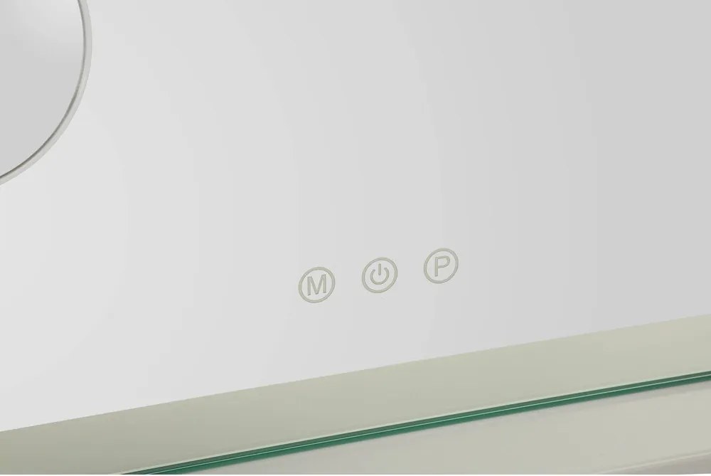 Lustro ścienne w oświetleniem i półką 55x43 cm Hollywood – Mauro Ferretti