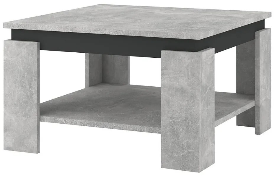Stolik konferencyjny OLAF szary beton/antracyt