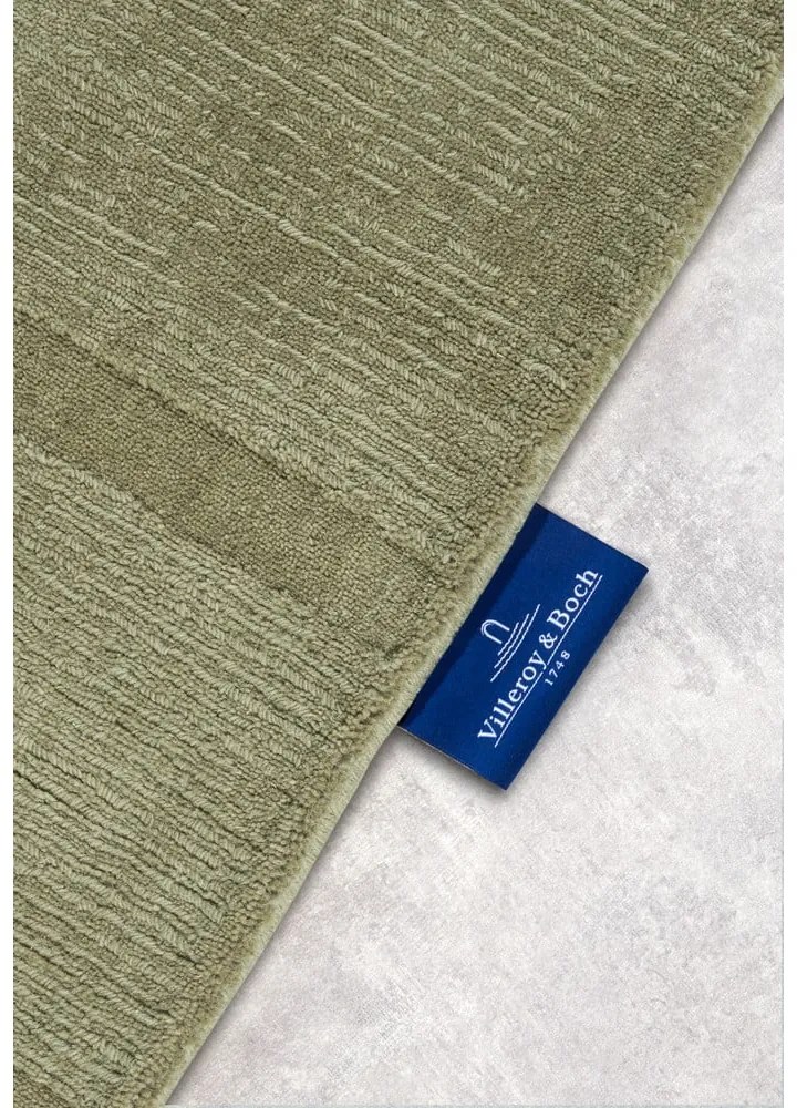 Zielony wełniany chodnik tkany ręcznie 80x250 cm Alexis – Villeroy&amp;Boch