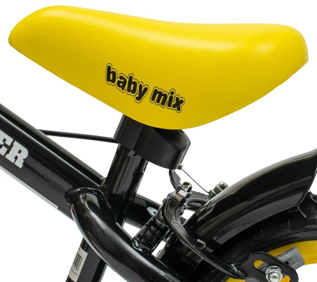 Baby Mix Rowerek biegowy z hamulcem Traveller, czarny