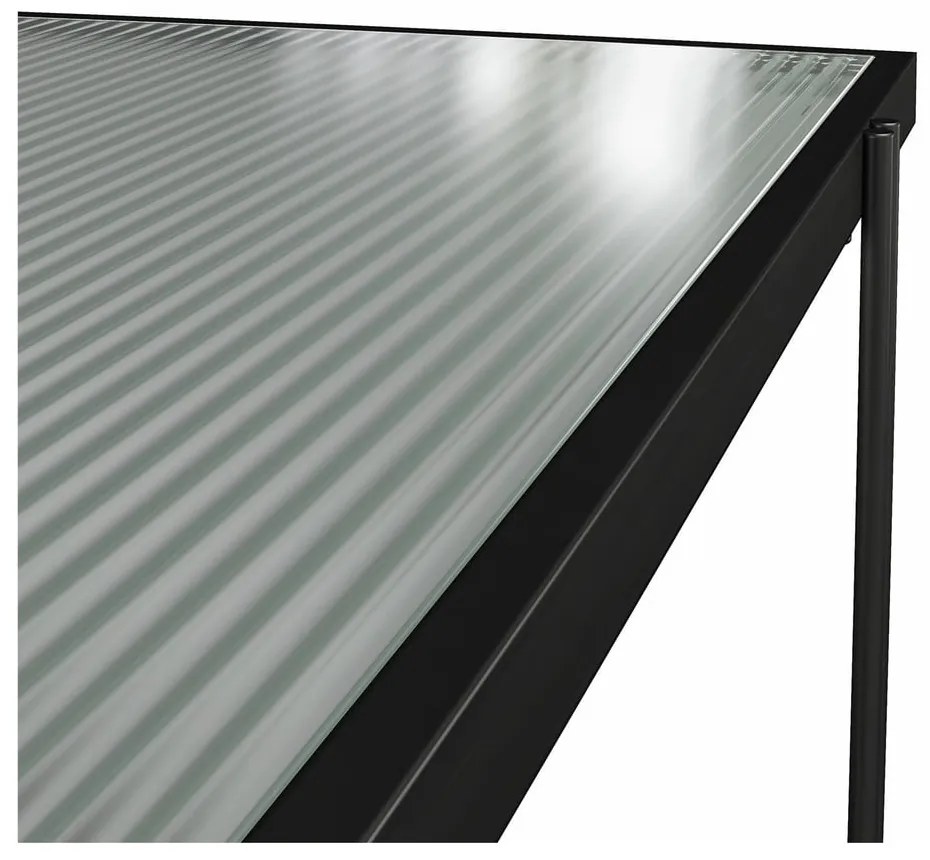 Czarny regał w dekorze dębu 79x117 cm Wainwright – Queer Eye