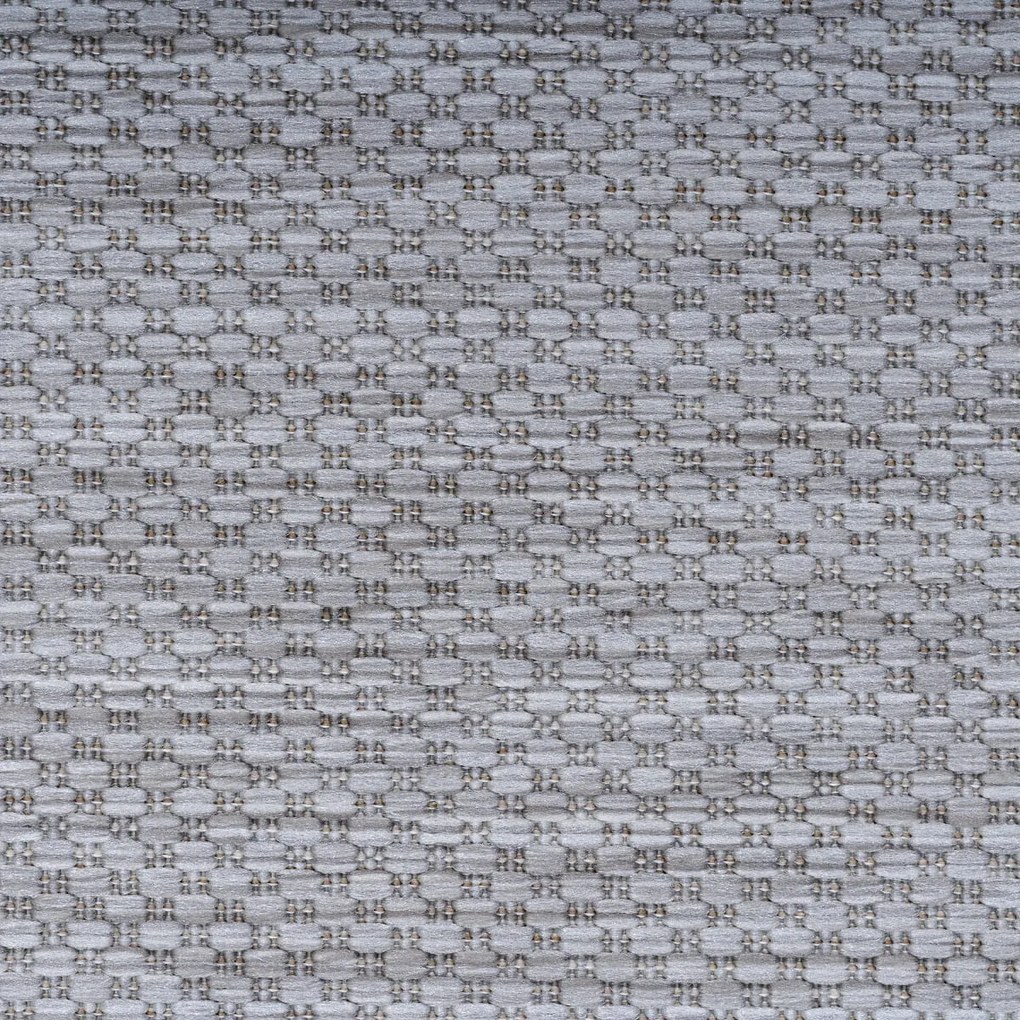 Dywan zewnętrzny Relax ramka srebrny 200 cm x 200 cm koło