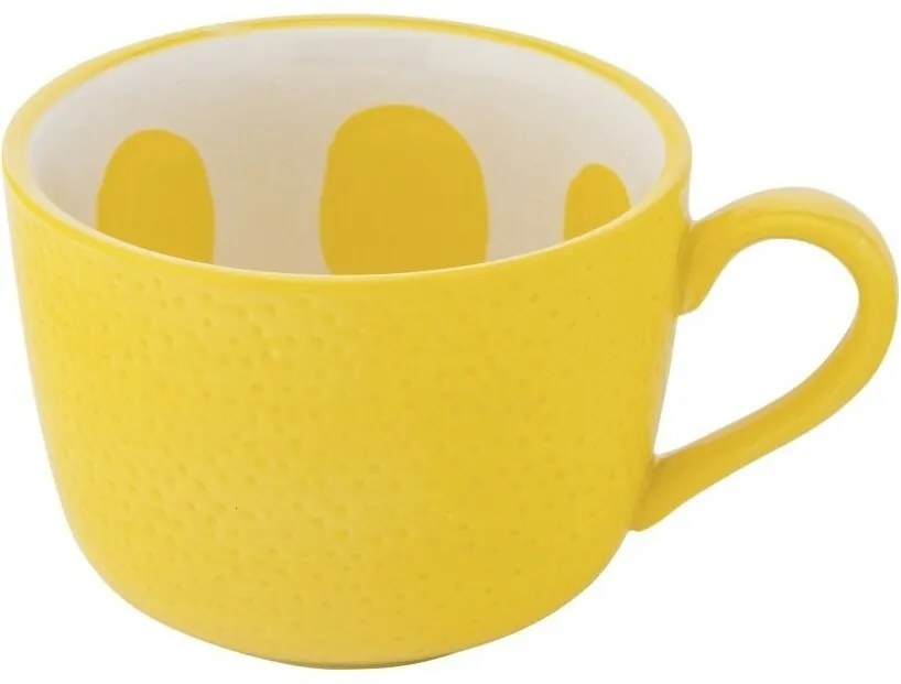 Altom Zestaw ceramicznych kubków jumbo Tropicanacytryna 470 ml, 2 szt.