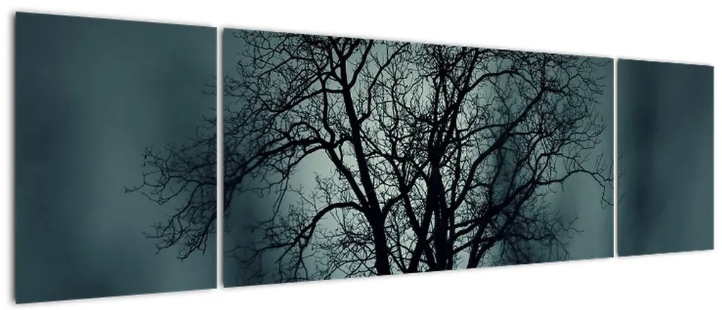 Obraz drzewa podczas zaćmienia (170x50 cm)