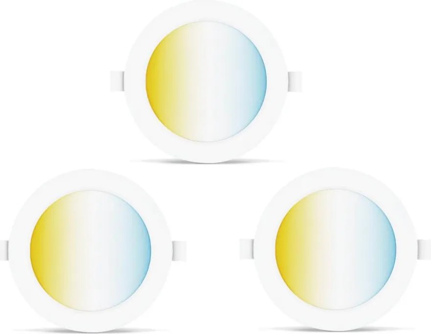 Aigostar Zestaw 3x LED MESH 6W 230V 2700-6500K pr.11,5 cm, ściemnialne