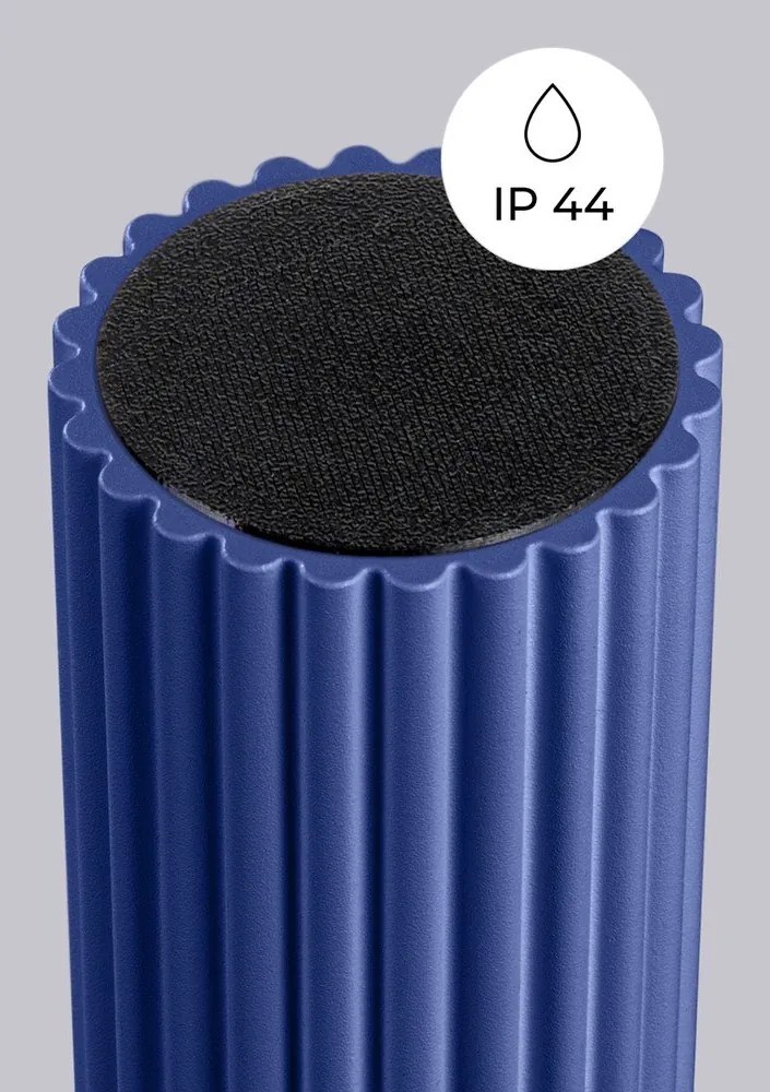 Niebieska lampa sufitowa ze szklanym kloszem ø 12 cm Orbital – Sollux