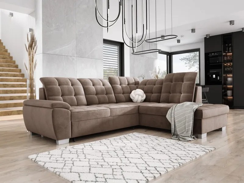 Narożnik LOTTA L wolnostojący Prawostronny tkanina SALVADOR 03 WERSAL