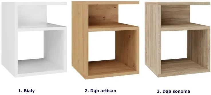 Stolik nocny minimalistyczny dąb sonoma Z2-L59