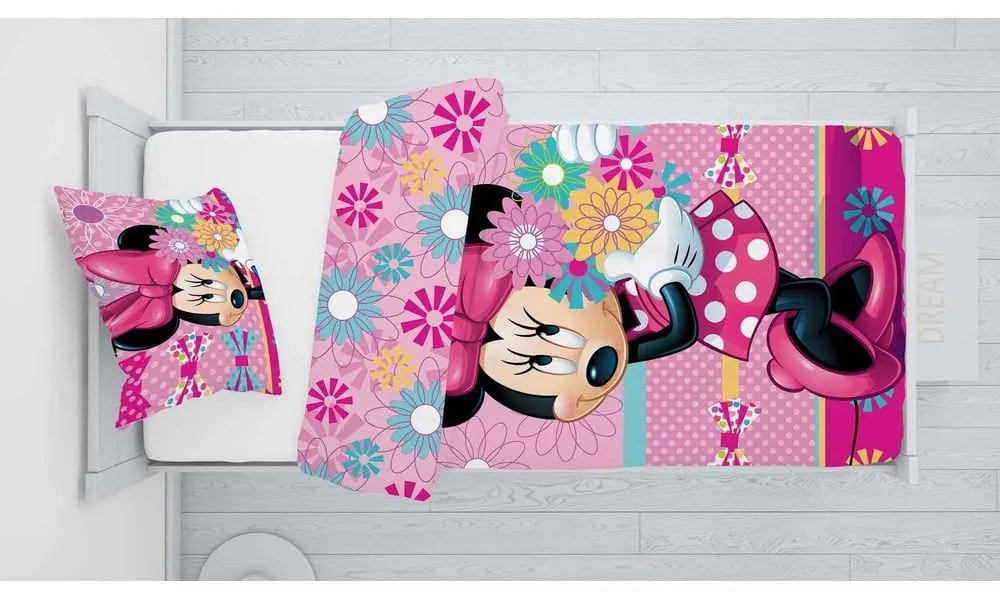 Bawełniana pościel dziecięca jednoosobowa 140x200 cm Minnie – Jerry Fabrics