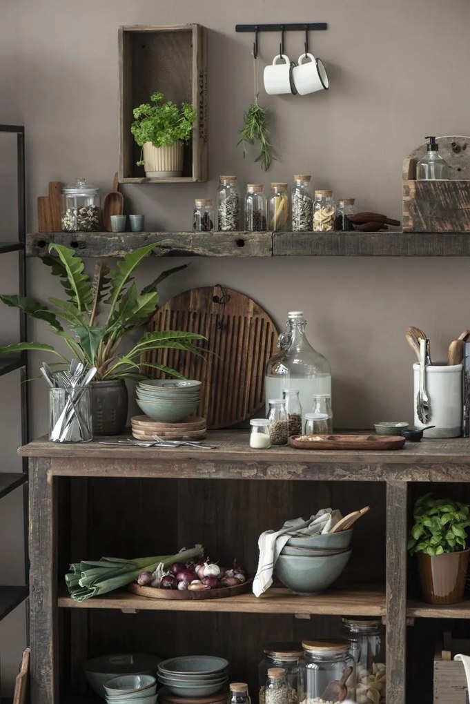 Drewniana okrągła deska z rowkami OILED ACACIA WOOD