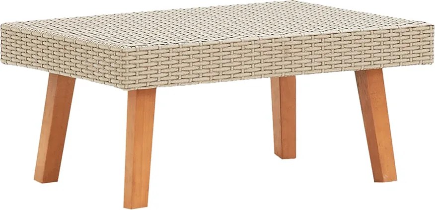 Beżowy minimalistyczny stolik ogrodowy F9-F84