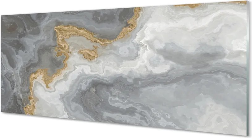 Panel szklany do Kuchni Malowniczy Wzór Marmurowy