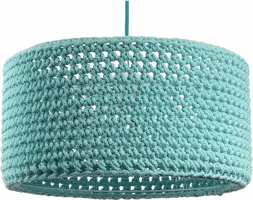 Lampa wisząca COTTON 40 turkusowa