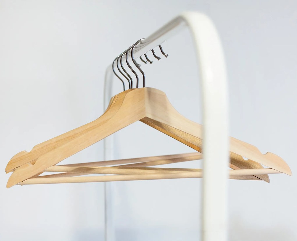 Wieszaki drewniane na ubrania do szafy 10 szt