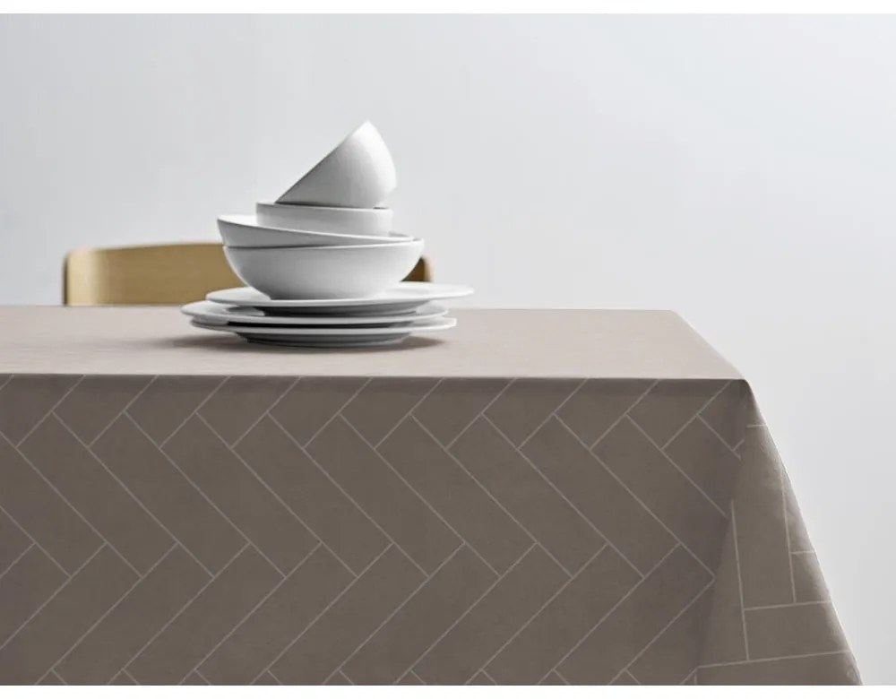 Adamaszkowy obrus ø 180 cm Tiles Damask – Södahl