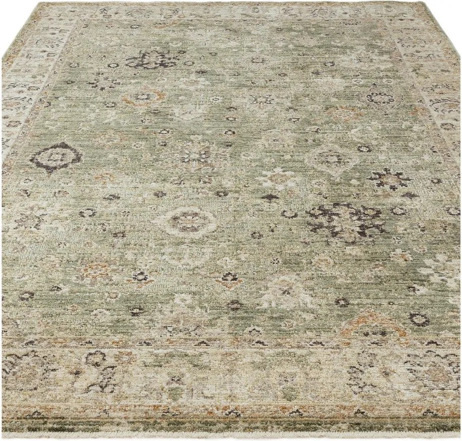 Zielony/beżowy dywan tkany ręcznie 200x300 cm Heriz Ornate – Asiatic Carpets