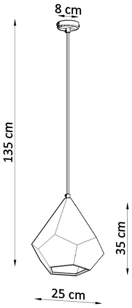 Lampa wisząca PAVLUS ceramiczna biała SOLLUX LIGHTING