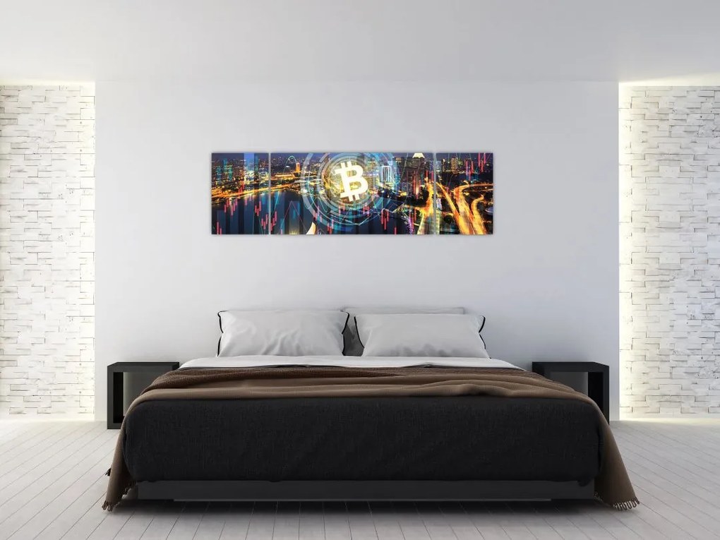 Obraz - Miasto Inwestycji (170x50 cm)