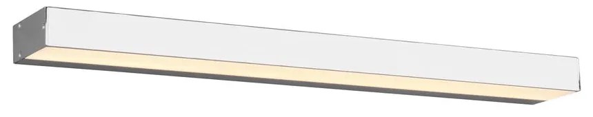 Kinkiet LED w kolorze błyszczącego srebra (dł. 60 cm) Rocco – Trio
