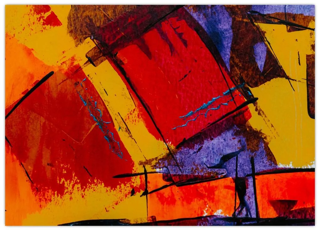 Obraz abstrakcji (70x50 cm)