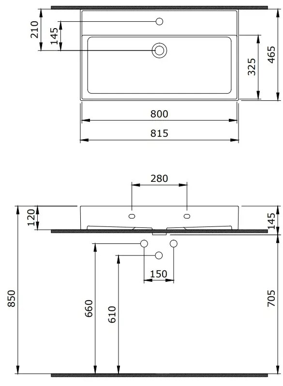 Szafka pod umywalkę HARMO 80 cm szaro-zielony półmat KROFAM