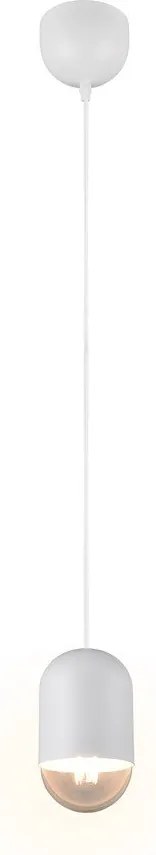 Biała metalowa lampa wisząca ø 11 cm Nara – Reality