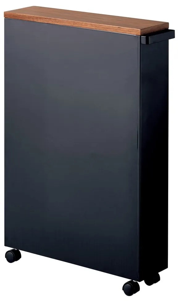 Czarny metalowy regał łazienkowy 47,5x68 cm Tower – YAMAZAKI