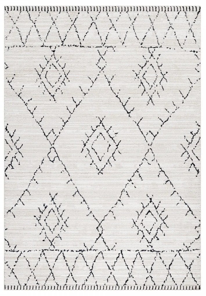 Dywan poliestrowy Berber kremowy 80 cm x 150 cm