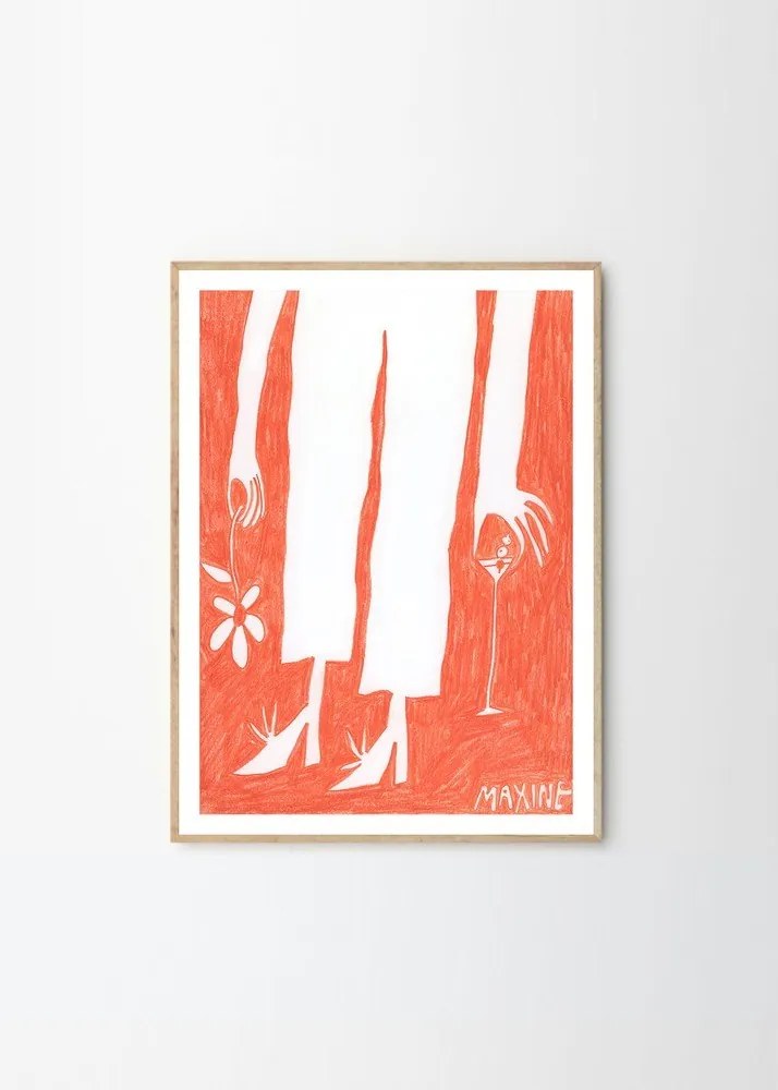 Plakat 30x40 cm Sunday at Five – Maxine McCrann – The Poster Club