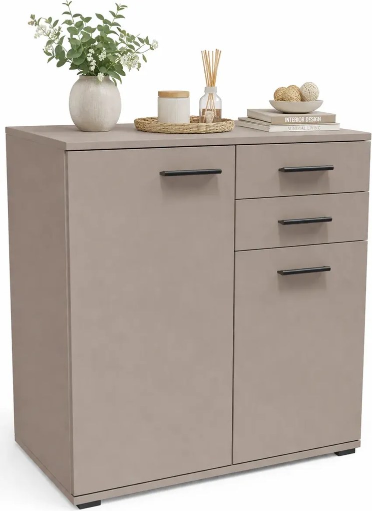 Kaszmirowa komoda z 2 szufladami L9-N28