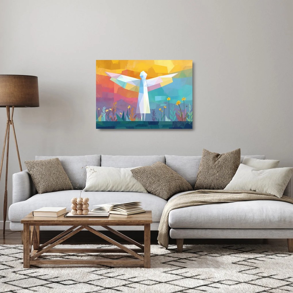Obraz na szkle - Strażnik kwiatów (70x50 cm)