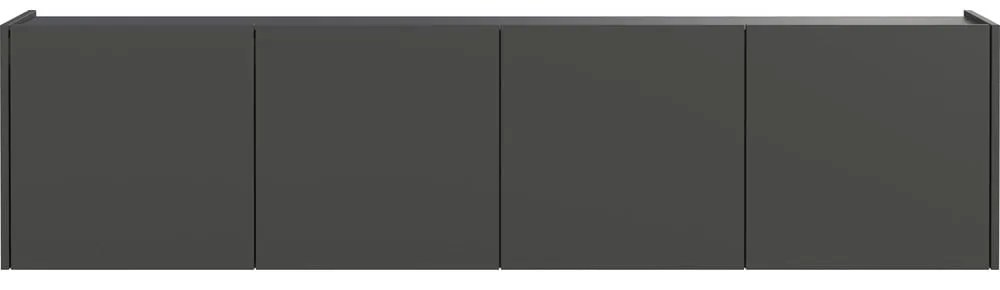 Antracytowa szafka pod TV 183x45 cm Piana – Germania
