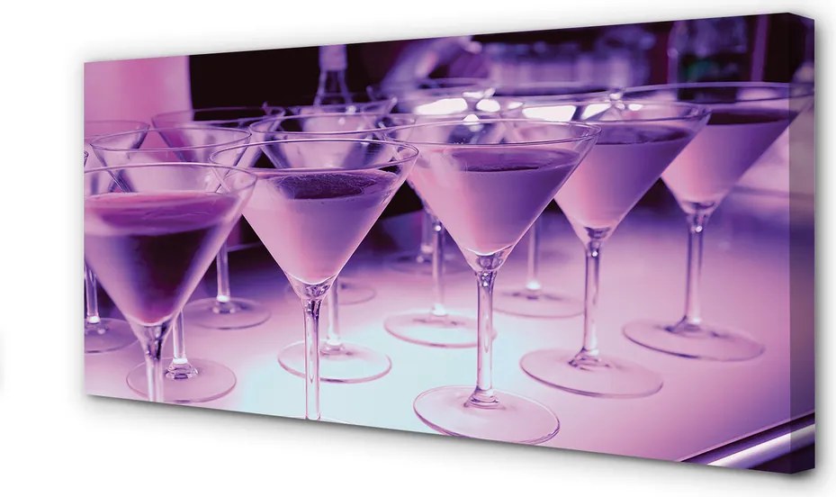 Duży obraz na płótnie Wykwintne Koktajle W Szkle
